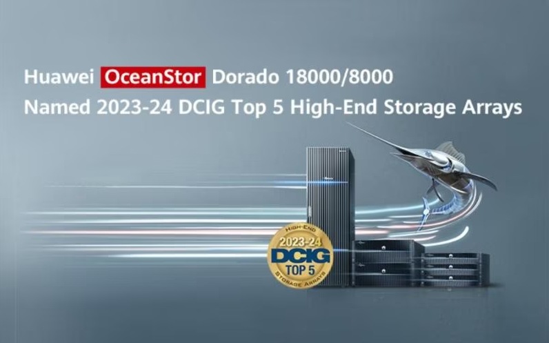 Huawei OceanStor Dorado 18000 and 8000 named